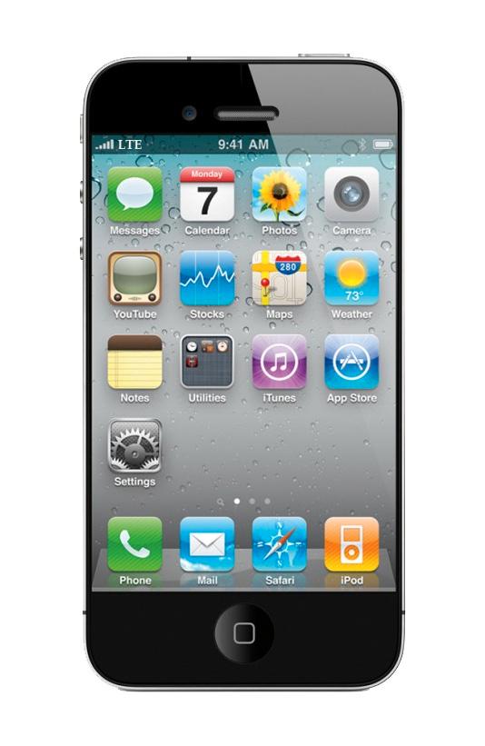 Lite er kjent om iPhone 5. En av spekulasjonene dreier seg om større skjerm og tynnere ramme. (Konseptbilde: piotrek.it)