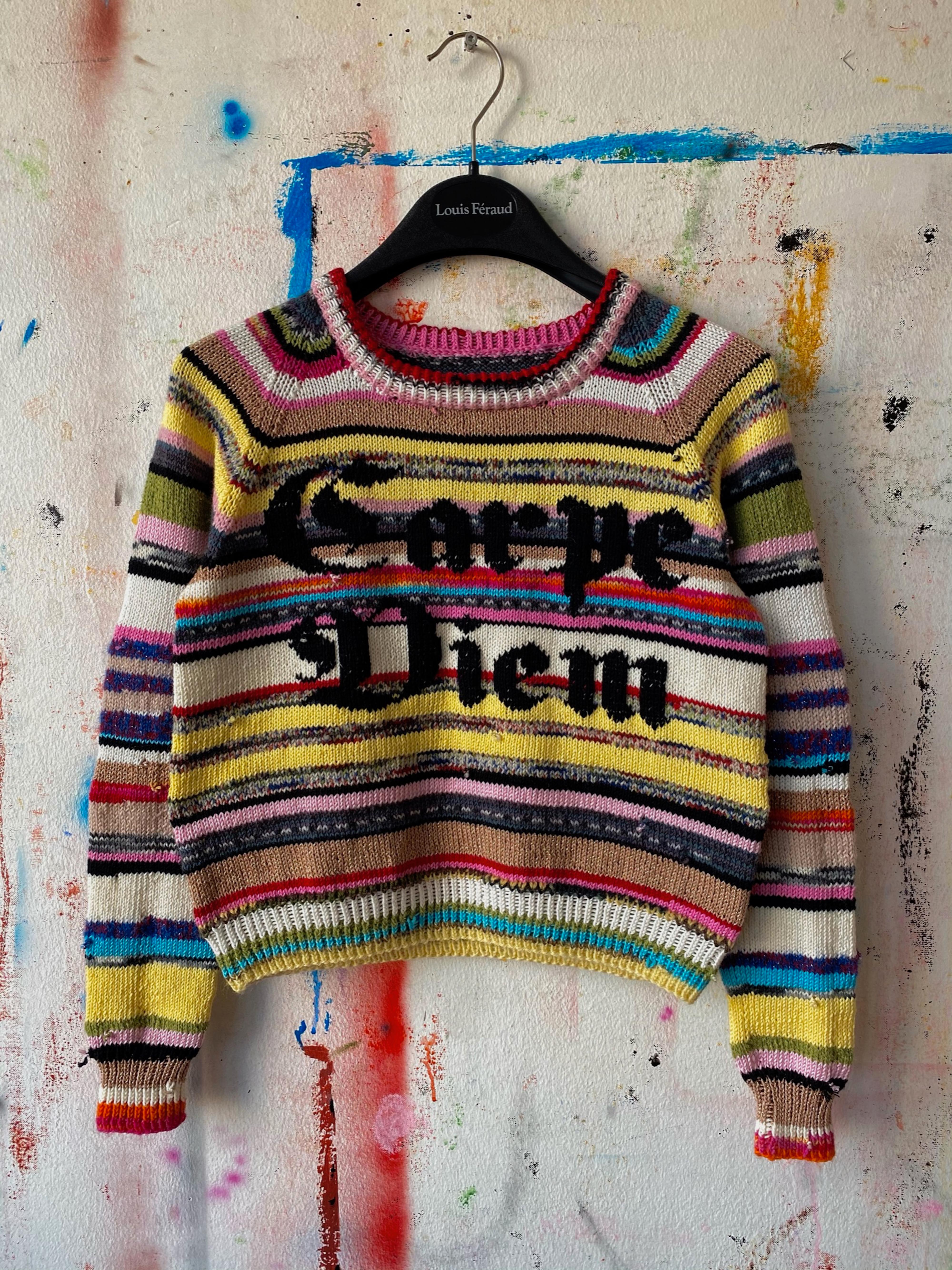 En av de mest populære oppskriftene til Bagger, «Carpe Diem-sweater» som kan tolkes på utallige måter.