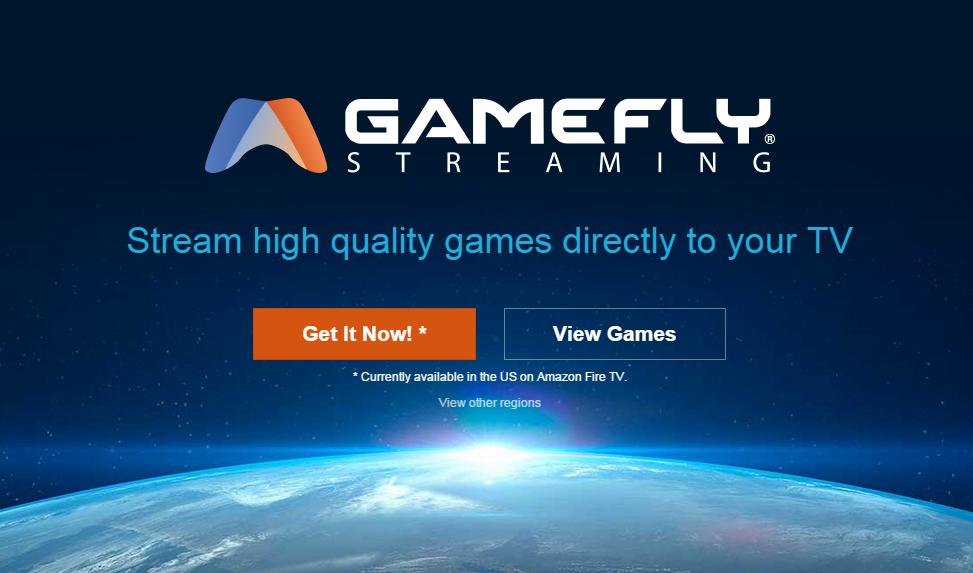 Spillstrømmetjenesten til Gamefly har hittil hovedsakelig vært tilgjengelig i USA. Foto: Skjermdump/Gamefly