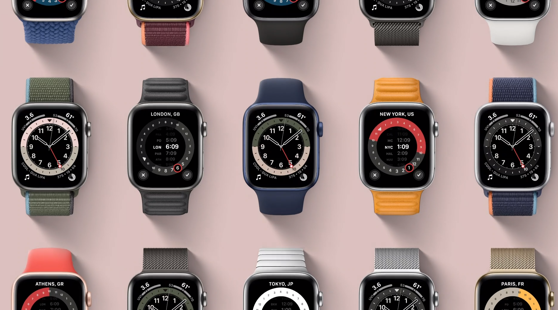 Apple Watch series 6 har fått en ny oksygenmetningssensor under seg, og mye lysere skjerm når den alltid står på.