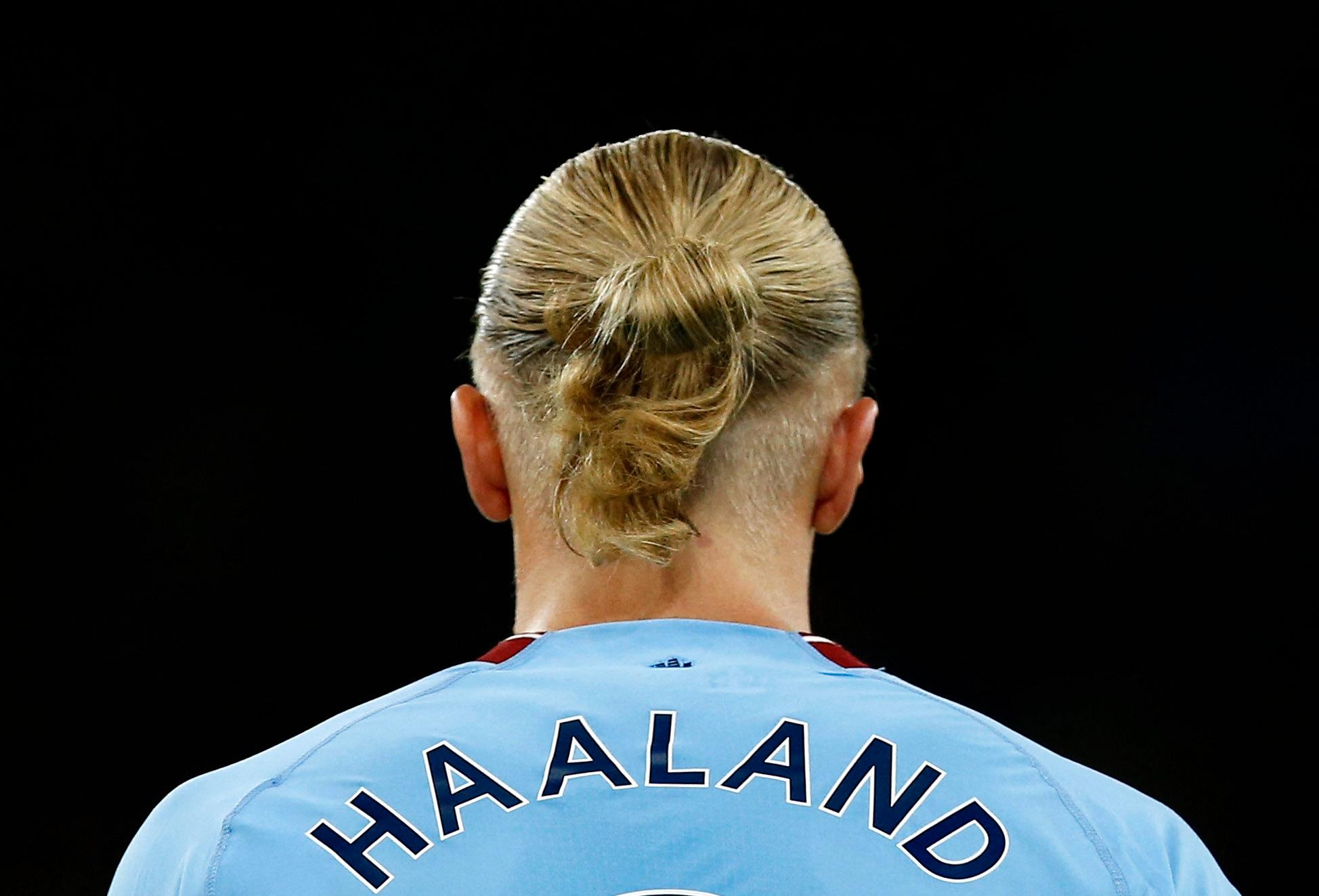 HÅR-LAND: Erling Braut Haaland har en særegen frisyre. 