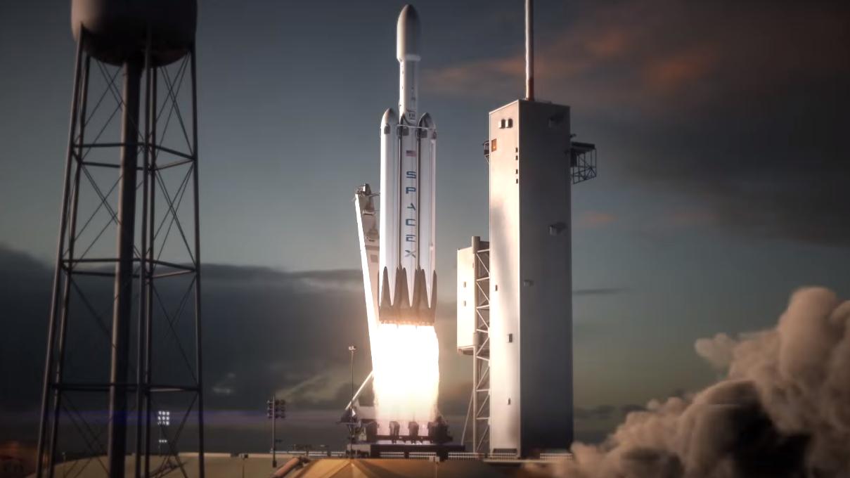 Nå skal SpaceX sende verdens kraftigste rakett ut i rommet