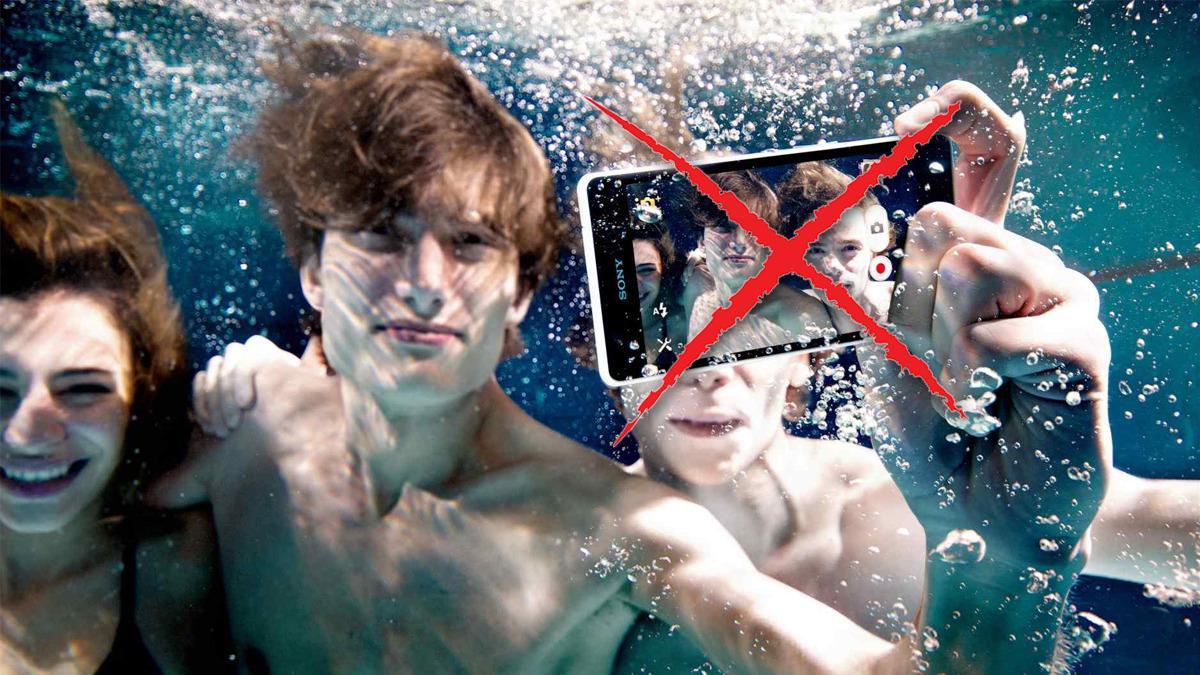 Vanntette mobiler fra Sony tåler ikke bruk under vann