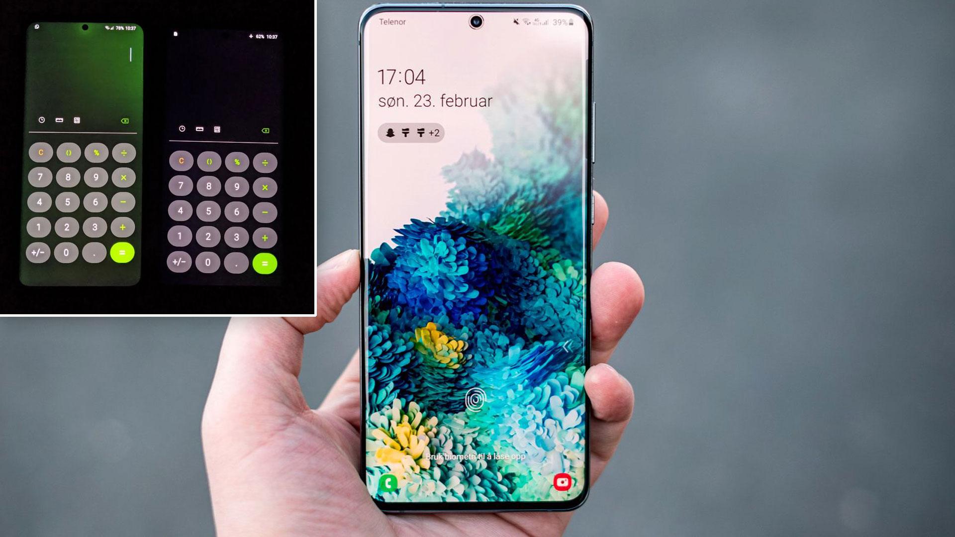 Samsung fikser grønne skjermer med oppdatering