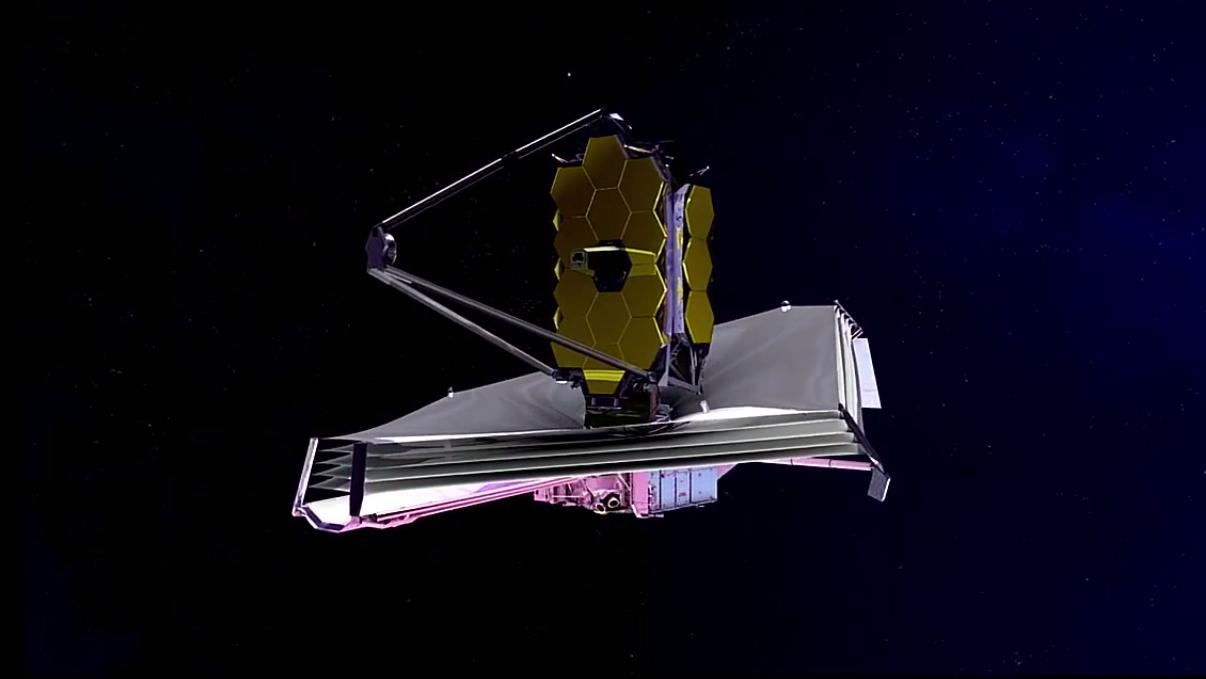 Det kommende teleskopet James Webb Space Telescope.Foto: NASA