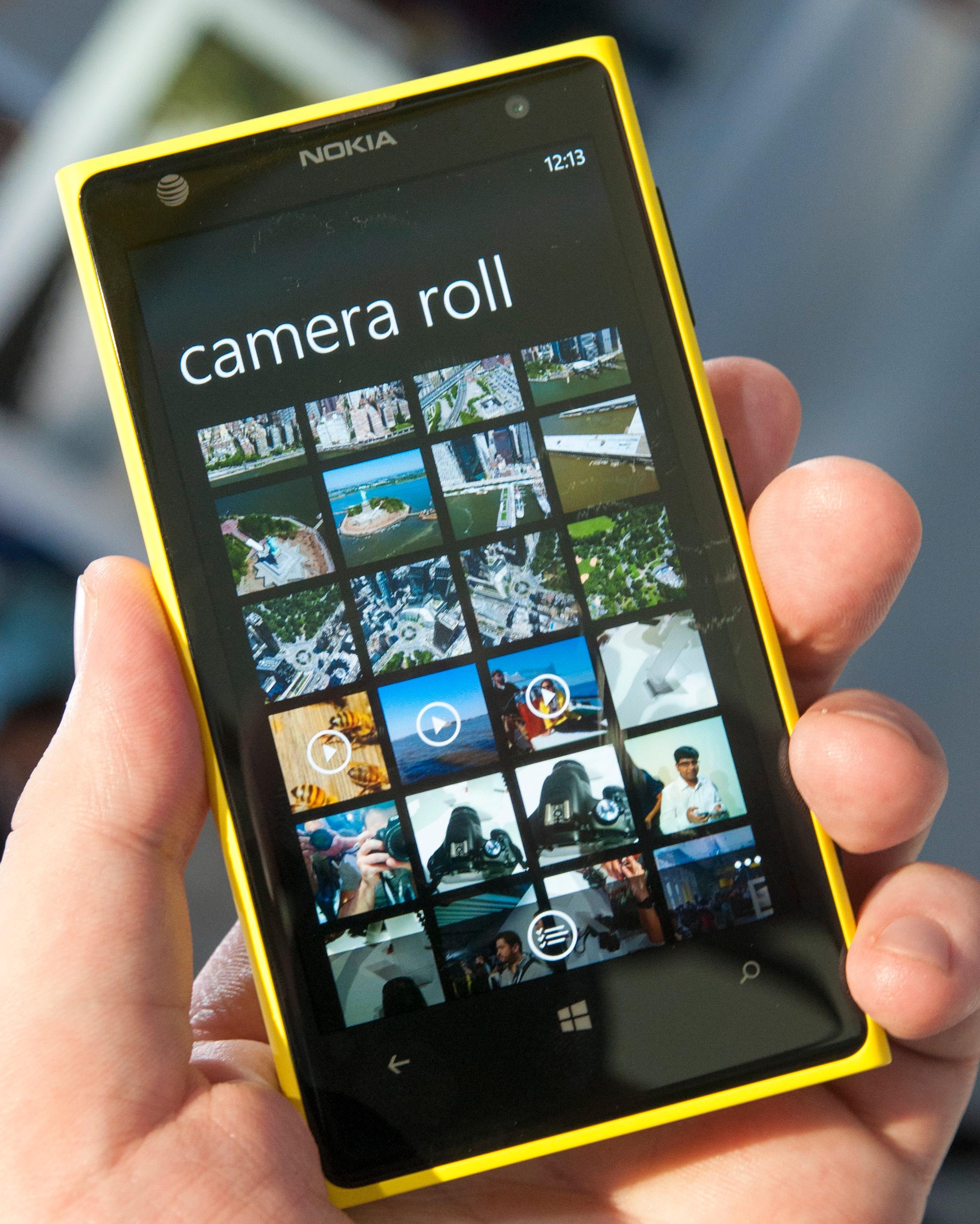 Galleri-appen i Lumia 1020 ser ut slik den pleier på Windows Phone.Foto: Finn Jarle Kvalheim, Amobil.no