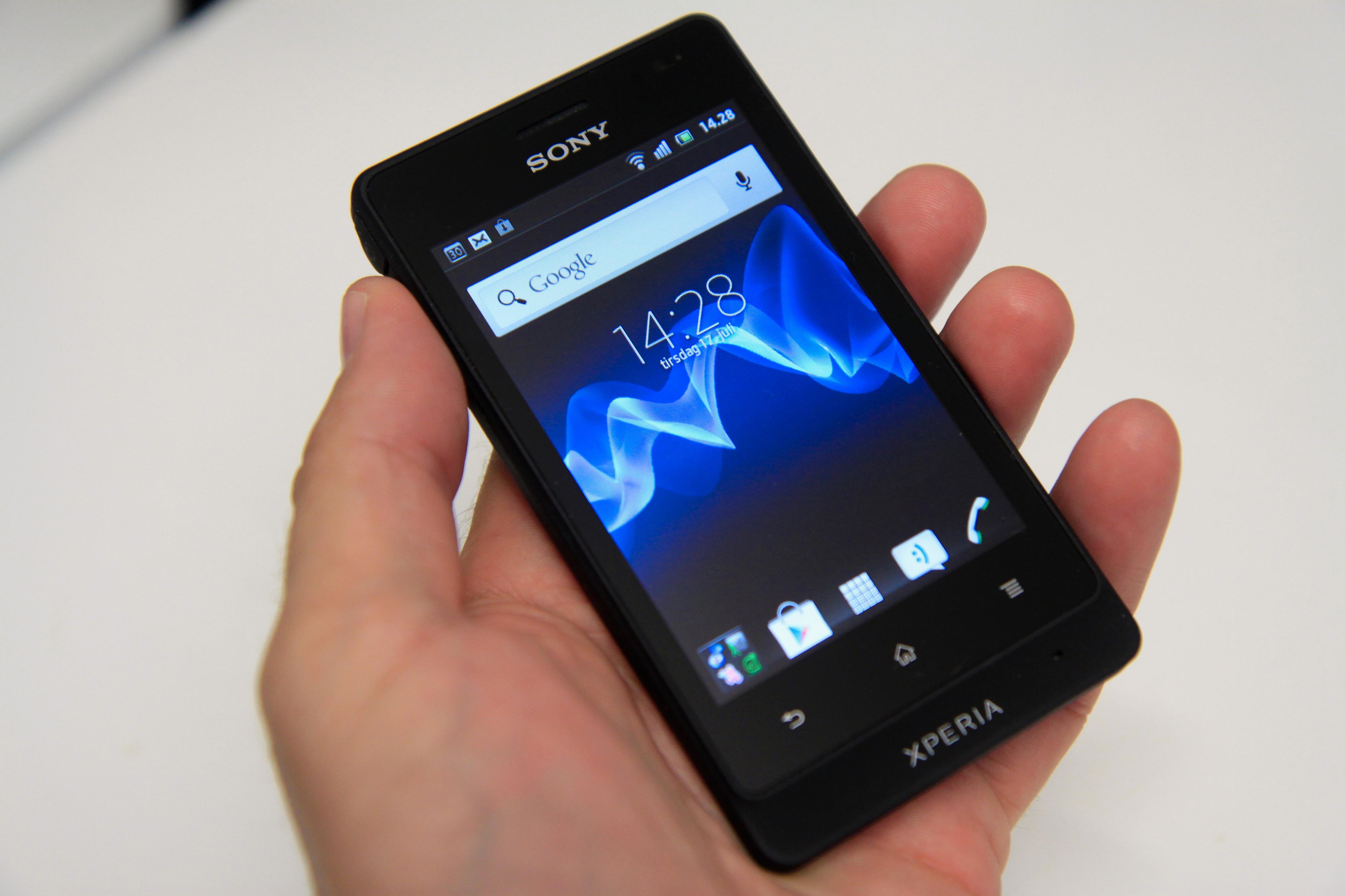 Sony Xperia Go var en av få telefoner vi rakk å stifte bekjentskap med på Novathor-plattformen før ST Ericsson klappet sammen.Foto: Kurt Lekanger, Tek.no