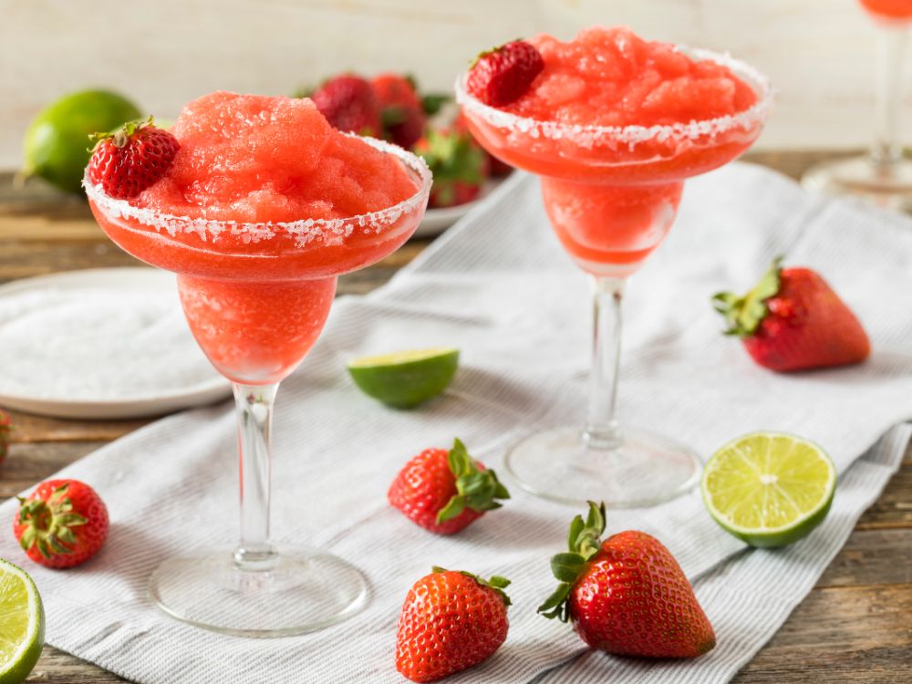 Frozen strawberry Margarita