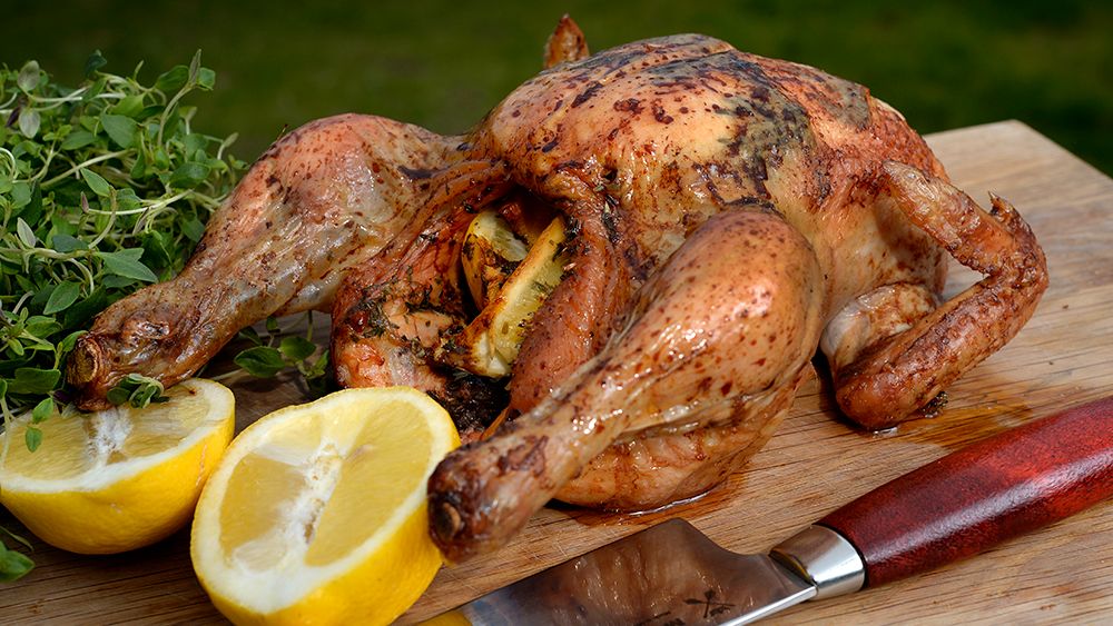 Grillad kyckling – med lite sojaolja och pressad citron