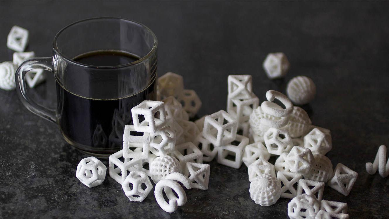 LEKKERT: Skal det være litt sukkerkunst i tekoppen? Foto: 3D Systems