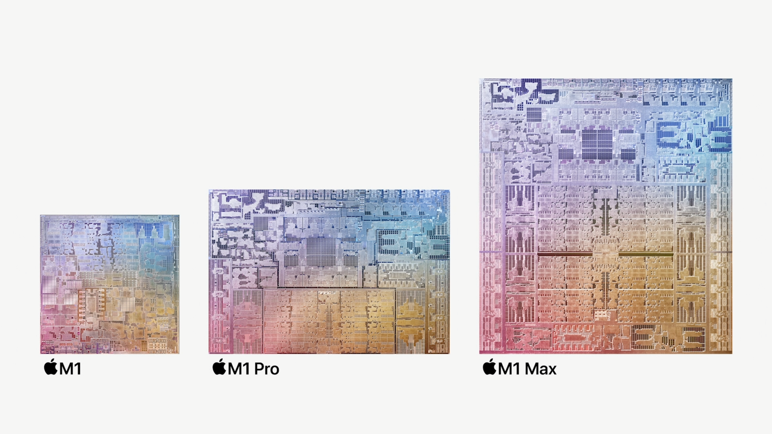 De nye M1-brikkene er de største Apple har laget.