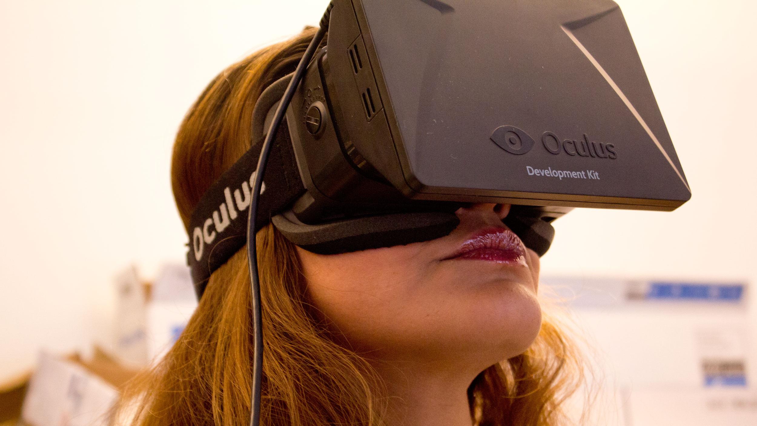 Oculus Rift ble en store snakkisen på CES 2013.Foto: Jørgen Elton Nilsen, Hardware.no