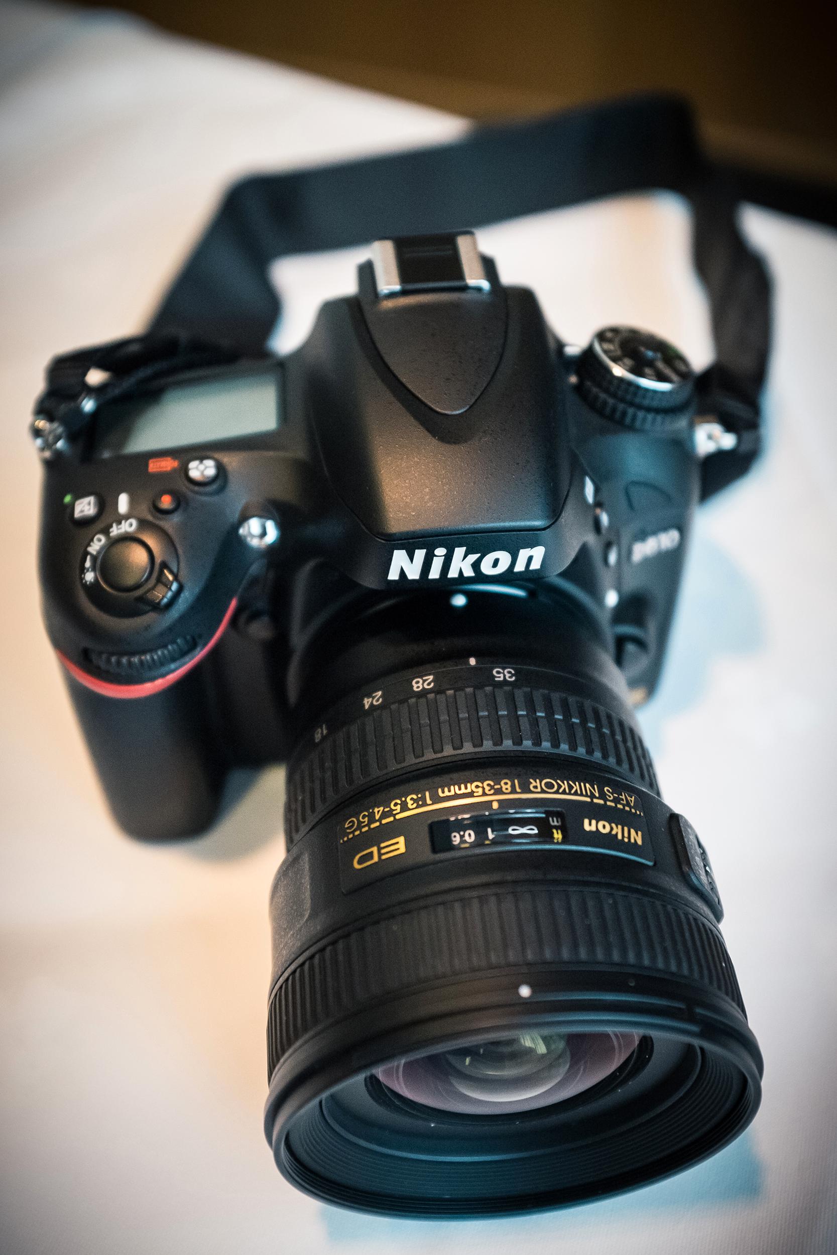 Nikon D610 med 18-35mm. 
Foto: Johannes Granseth