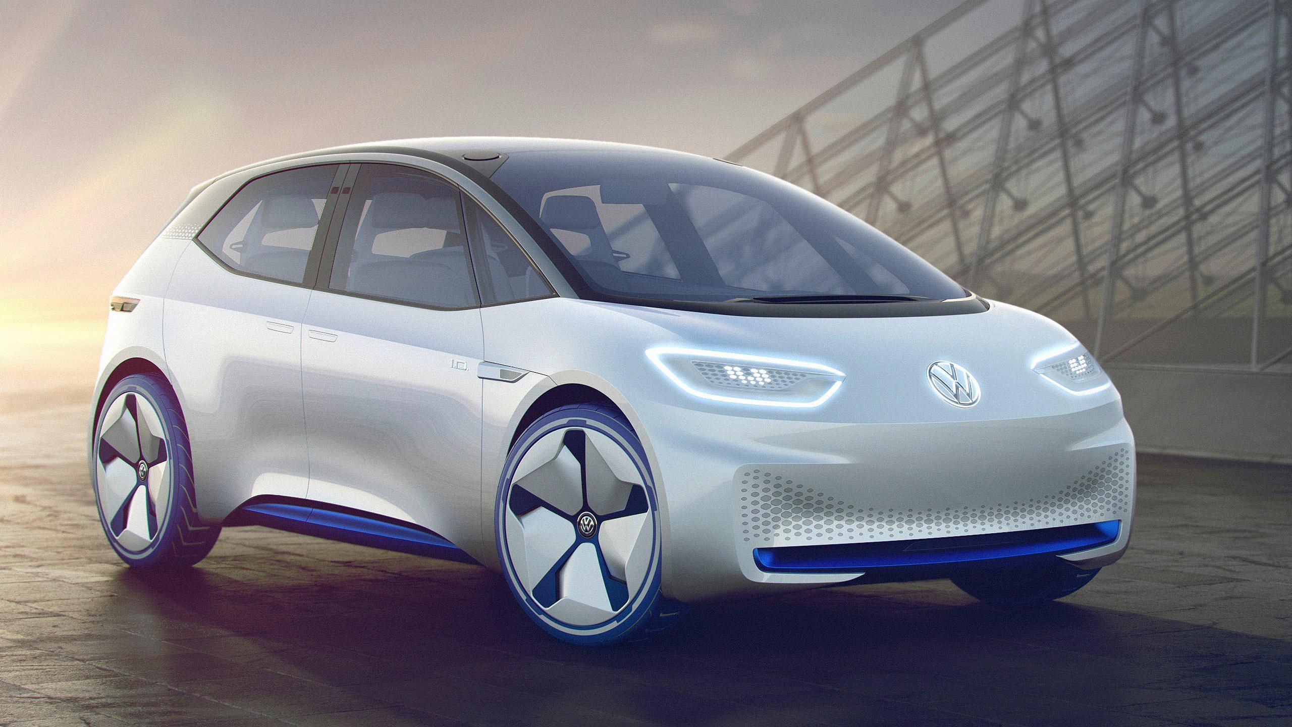 Slik så konseptversjonen av VW Neo ut på selskapets egne skisser.