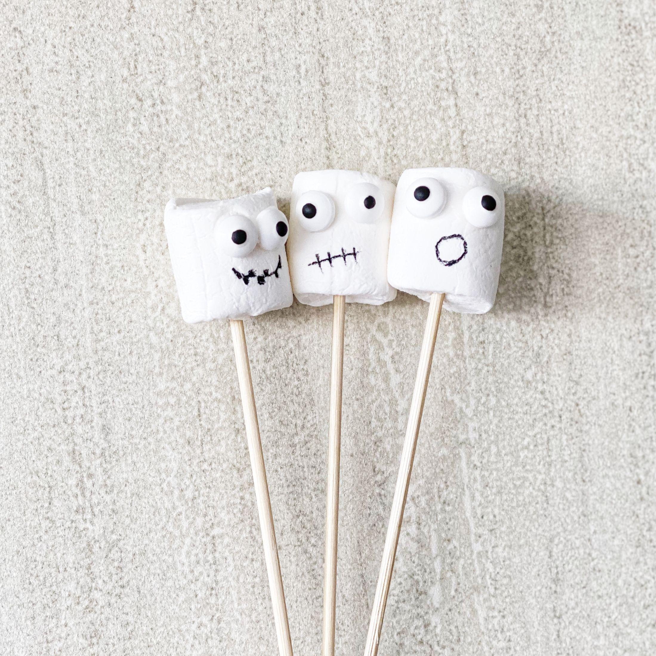 MUMIEMARSHMALLOW: Tegn på marshmallow og du har mumier. Foto: Christine Møen Wisløff.