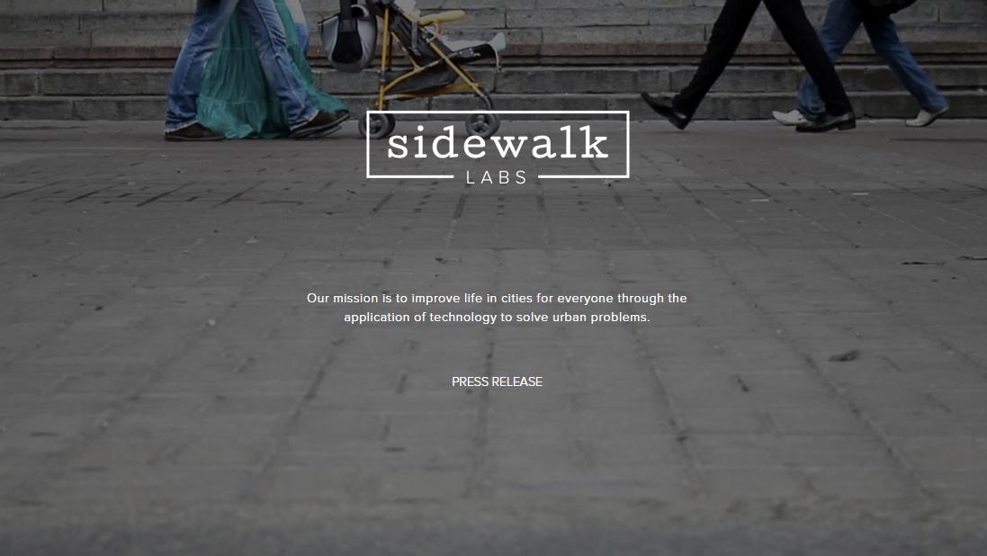 Sidewalk Labs skal gjøre det lettere å bo i byene. Foto: Skjermdump/http://www.sidewalkinc.com/