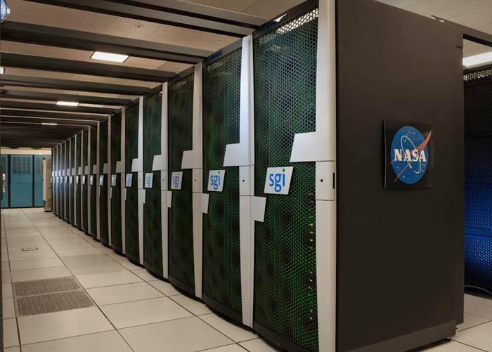 Den nye superdatamaskinen vil se omtrent slik ut, når den blir installert i datahallen ved NTNU i løpet av høsten. Foto: SGI