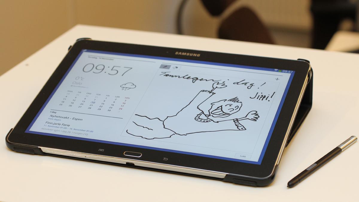 Samsung Galaxy Tab S 10.5. Foto: Espen Irwing Swang, Amobil.no