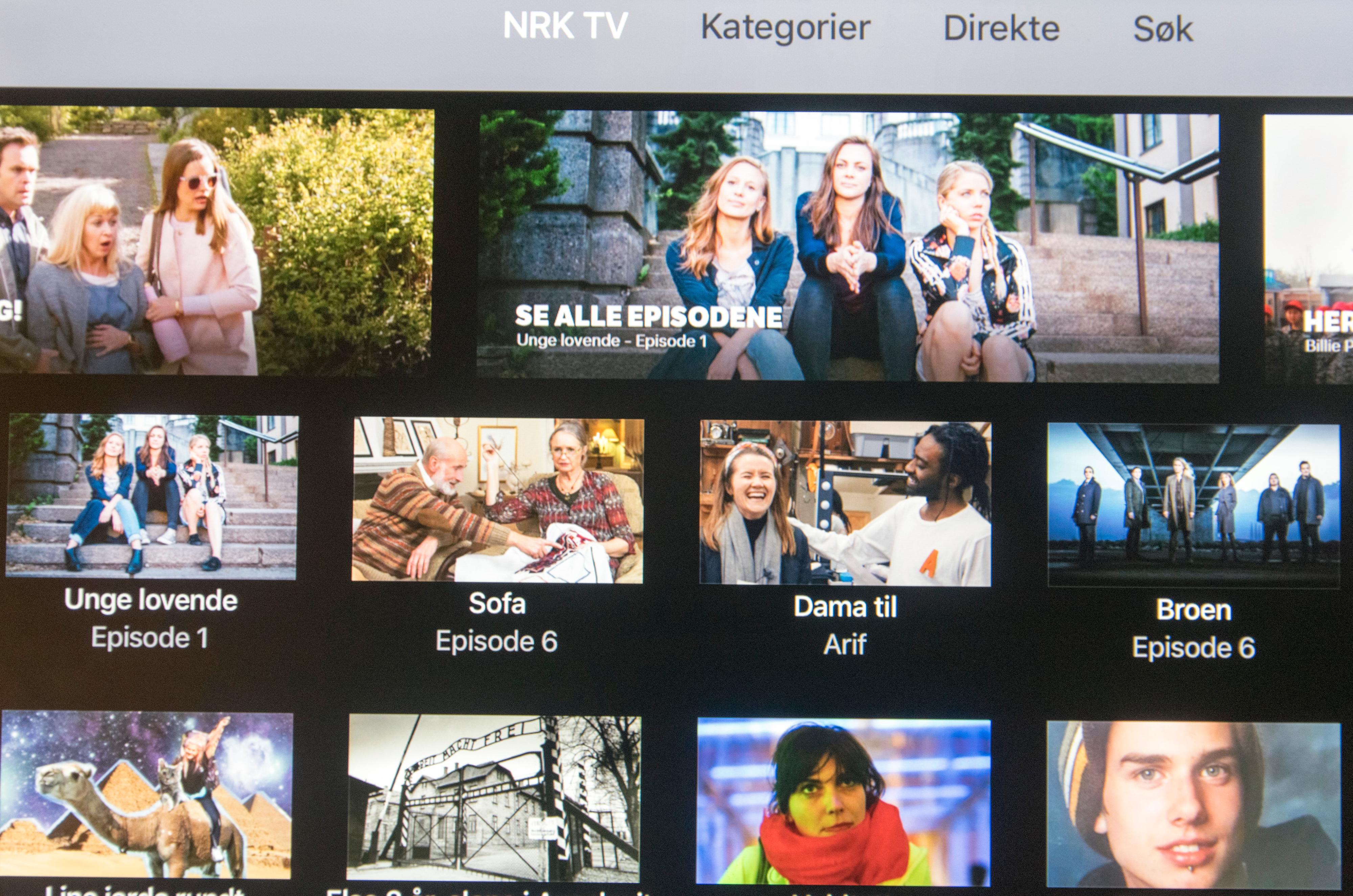 NRK er en av de viktigste Apple TV-appene for norske brukere. Foto: Finn Jarle Kvalheim, Tek.no