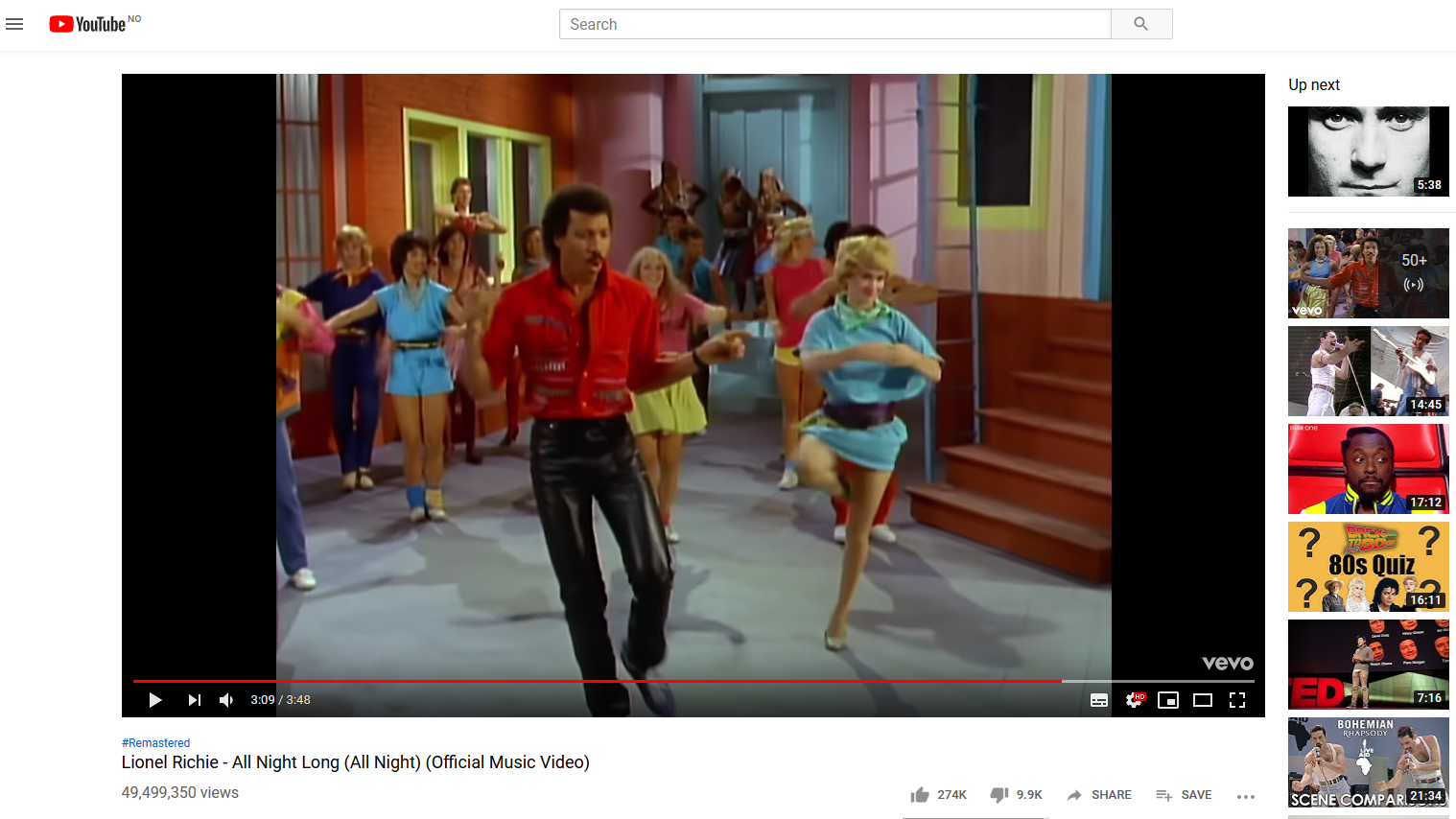 YouTube pusser opp ikoniske musikkvideoer til Full HD