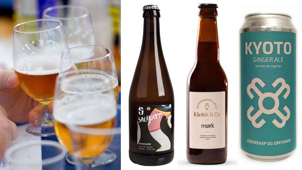 NYHETER: Flere øl fra bryggerier rundt omkring i Norge trekkes fram i denne testen.Foto: Geir Olsen/VG/Produsentene
