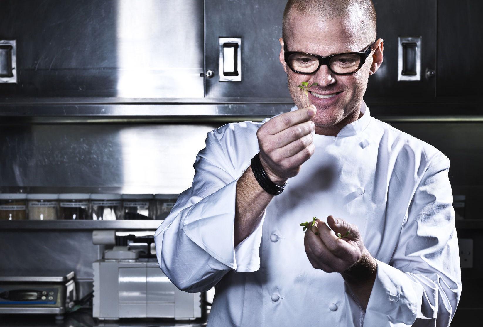 MESTERKOKK: Heston Bluementhal er en av verdens mest kjente kokker, og eier blant annet The Fat Duck. Foto: Neale Haynes