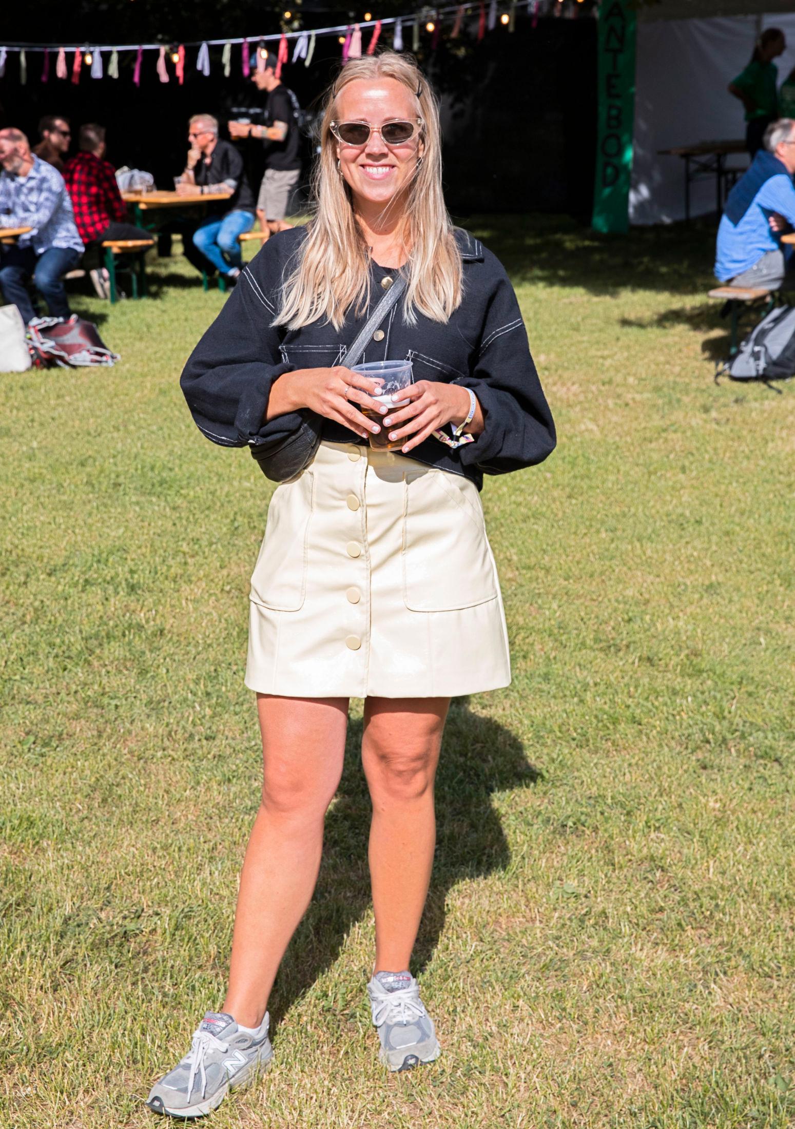 GODE SKO: Julie Henriette Stenberg legger mest vekt på skotøyet på festival. Foto: Hallgeir Vågenes/VG