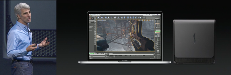 MacBook Pro-modellene får nå støtte for ekstern grafikk, direkte fra Apple.