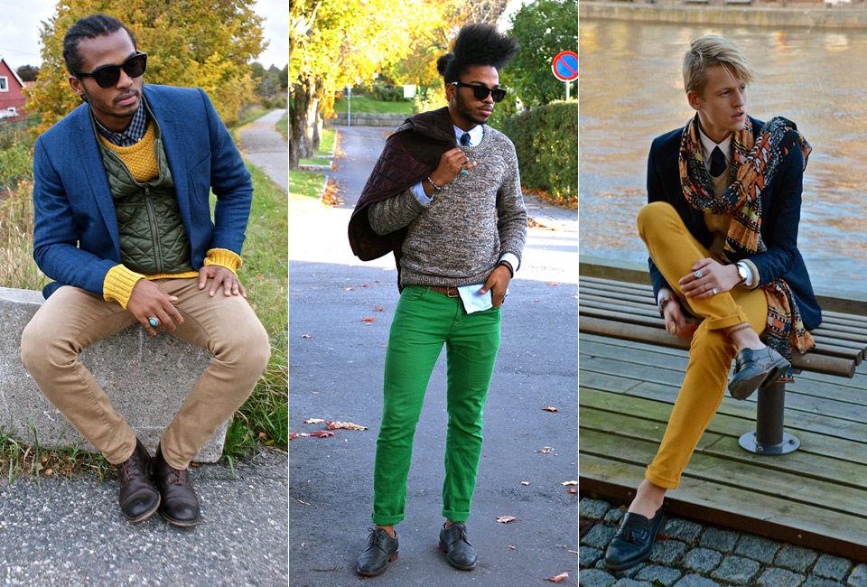 MER FARGER: Stilinspirasjon henter Kinbazar-bloggerne fra sine afrikanske røtter til internasjonale magasiner. Den stilbevisste guttegjengen er spesielt opptatt av mer bruk av farger. Foto: Kinbazar.com