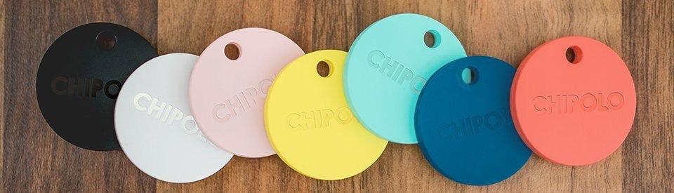 Dette er fargene du har å velge mellom for den nye Chipolo Plus.