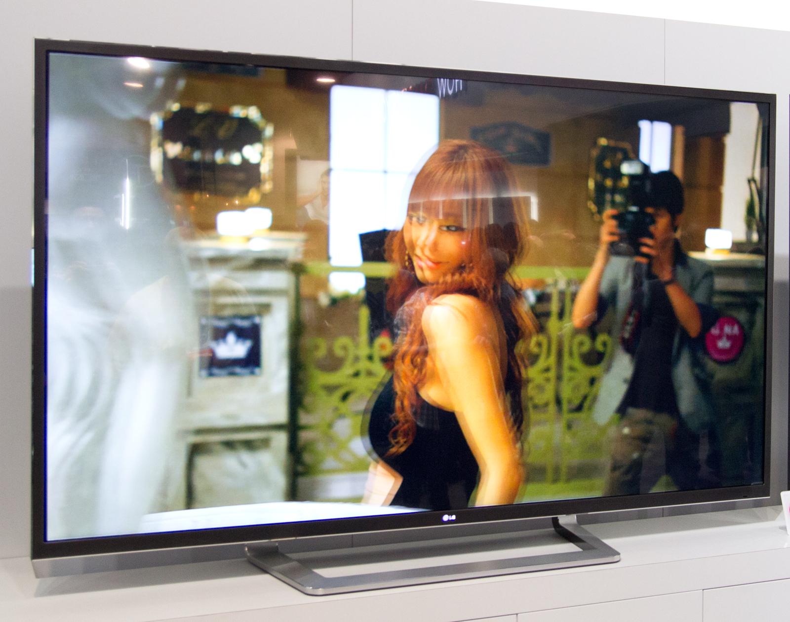 LG viste fram en 84 tommer stor 4K-TV på IFA-messen i Berlin i høst.Foto: Hardware.no