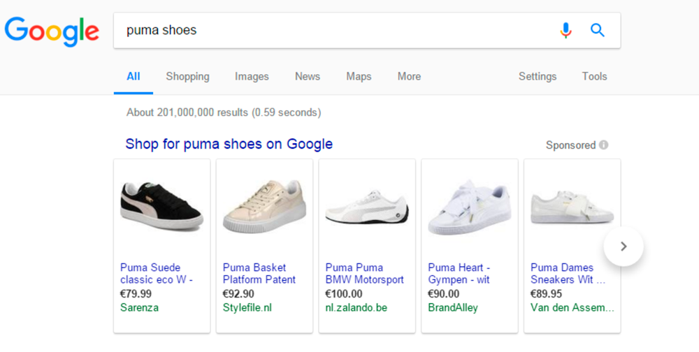 Google mener måten produktene vises på via Google Shopping-tjenesten er fordelaktig for kundene.