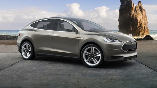 Model X er en bil det knyttes store forventninger til. Foto: Tesla